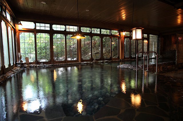 大丸別荘のお風呂の画像です